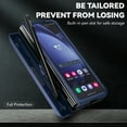 thumbnail image 3 of ELEHOLD for Samsung Galaxy Z Fold 6 5G Case with Slide Lens Cover and Ring Kickstand, Heavy Duty Military Grade Protection Shockproof Back Cover with Pen Holder for Galaxy Z Fold 6 5G 2024,Blue, 3 of 9
