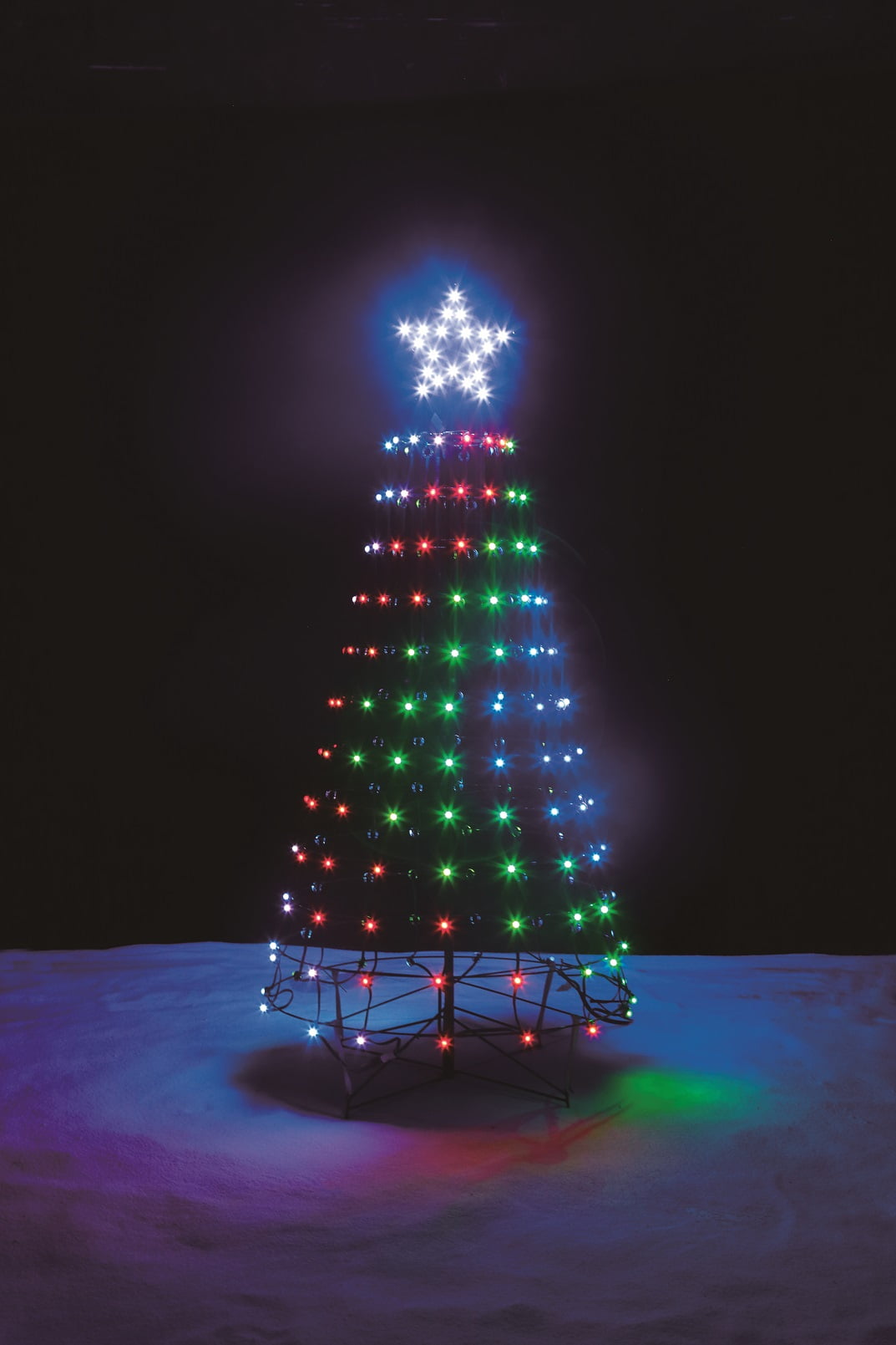 Holiday Time 5` Rgb Color Changing Pixel Tree