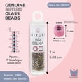 thumbnail image 3 of Miyuki Delica Seed Beads – Size 11/0 (1.6 mm), DB0029, Metallic Golden Iris, 7.2 g, Approx. 1440 Beads, 3 of 7