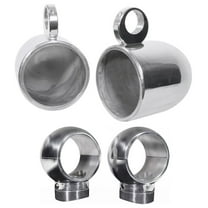 (2) Rockville MAC90S 8" 360 Degree Swivel Marine Wakeboard Tower Speaker Pods