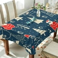 thumbnail image 4 of 54"x54" Christmas Tree Tablecloth Waterproof Washable Polyester Square Table Cover Durable Tablecloth for Kitchen Dining Table Party Decor, 4 of 7
