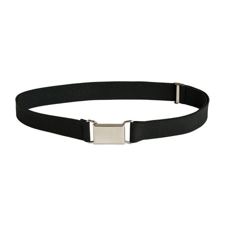 - Sportoli Boys' and Girls' Kids Toddlers and Baby Elastic Adjustable Solid Color and Striped Dress Stretch Belt with Silver Square Buckle