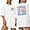 A_White, variant on MOUSYA America Shirts for Women Land of The Free Because of The Brave Shirt USA Patriotic Tee 4th of July Outfit Oversized T-Shirt