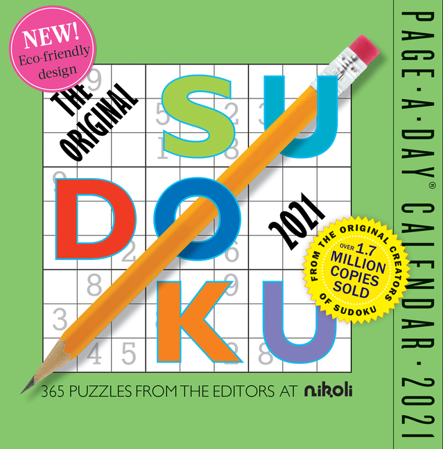 Original Sudoku PageADay Calendar 2021