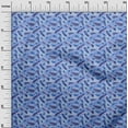 thumbnail image 3 of oneOone Cotton Poplin Medium Blue Fabric Autumn Dress Material Fabric Print Fabric By The Yard 56 Inch Wide, 3 of 4