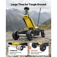 thumbnail image 4 of VEVOR Floor Jack, 3 Ton (6614 lbs) Capacity, Aluminum & Steel Racing Floor Jack with Dual Pistons Quick Lift Pump & Extension Post, Hydraulic Trolley Car Lift for SUV Pickup, Lifting Range 5.9"-29.3", 4 of 9