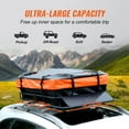 thumbnail image 5 of KFFKFF 51"x36"x5" Roof Rack Cargo Basket 200 LBS for SUV Truck with Luggage Bag, 5 of 10