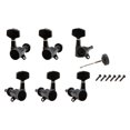 thumbnail image 1 of 6x Tuning Keys Pegs Classical Durable Guitar Machine Heads Knobs Metal Locking for Electric Guitars Folk Guitars Repair Part Accessories 3 Left3 Right, 1 of 8
