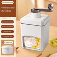 thumbnail image 3 of Hand Crank Ice Crusher, Handheld Ice Maker Machine, Portable Household Ice Machine, Home Accessories For Kitchen, Counter, 3 of 5