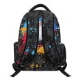 thumbnail image 2 of FKELYI 17 Inch Schoolbag for Kids Backpacks Black Splatter Baseball Print Primary School Bookbag with Multi-Pockets Travel Rucksack Lightweight Knapsack for Hiking, 2 of 7