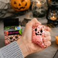thumbnail image 3 of Ugly Face Spooky Squishy Cube, Slow Rising Stress Relief Fidget Ball with Star Glitter Sequin, Halloween Party Favor, 1 Pack, 3 of 4