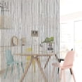 thumbnail image 6 of Gustave 3.3FT * 6.6FT Door String Curtain Wall Panel Fringe Window Room Divider Glitter Tassel Screen Ribbon Curtains for Wedding Home Party Decor "Silver Gray", 6 of 10