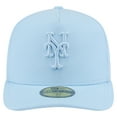 thumbnail image 2 of Men's New Era  Light Blue New York Mets Color Pack A-Frame 59FIFTY Fitted Hat, 2 of 5