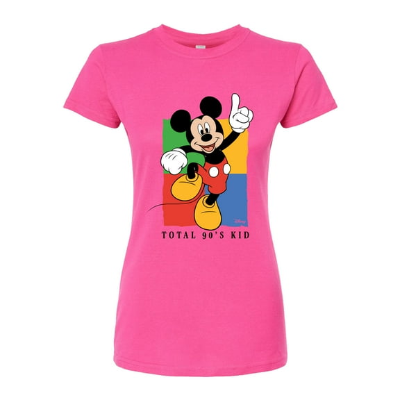 Disney - Total 90s Kid - Juniors Fitted Graphic T-Shirt