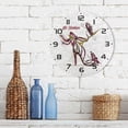 thumbnail image 7 of SKYSONIC High Heel Shoes Wall Clock 10 Inch Silent Non Ticking Round Clock Oil Painting Clock Easy to Read Clock for Living Room Bedroom Bathroom Home Decor, 7 of 7