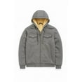 thumbnail image 3 of BenBen Men Hoodies Pullover Sherpa Lined Zip Up with Pockets - 2 Pack, 3 of 3