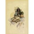 thumbnail image 2 of Fisher, Harrison 13x18 Black Modern Framed Museum Art Print Titled - Indian Woman with pot from The Song of Hiawatha 1906, 2 of 4