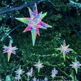 thumbnail image 2 of LED Color-Changing Starburst Light – Enchanting Multicolor Exploding Star Ornament for Indoor & Outdoor Christmas, Party, or Window Decoration, 2 of 5