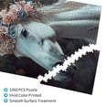 thumbnail image 3 of Naloa Flower Crown White Horse Custom Puzzles Personalized Puzzle 1000 Pieces from Photo Custom Jigsaw Puzzle for Wedding, Graduation, (29.5×19.7in, Vertical), 3 of 9