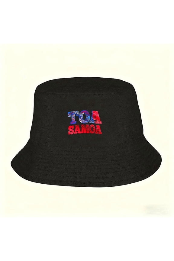A traditional Samoan fisherman's hat, sun hat, with a Samoan theme, perfect for outdoor activities and sun protection, a fashionable street-style hat, a versatile accessory for vacations and travel
