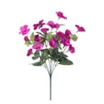 thumbnail image 2 of 7 Heads Uv Resistant Artificial Flowers, Weatherproof Faux Outdoor Plants, No Fade Fake Daisy for Outside, All Weather Garden Patio Decor, 2 of 9