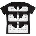 thumbnail image 1 of 3 Pieces T-Shirt Alignment Ruler, T-Shirt Ruler Guide for Graphics Design, T-Shirt Centering Alignment Tool with Size Chart for Adult Youth Toddler Infant, 1 of 7