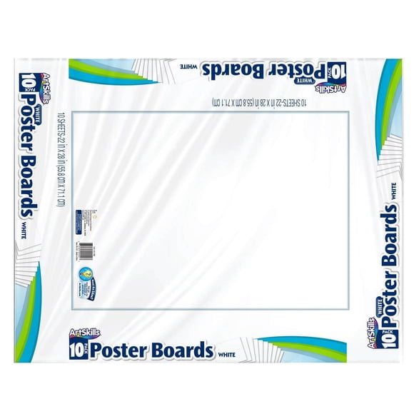 Panneau d’affichage blanc ArtSkills 22" x 28", 10 pièces