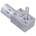 thumbnail image 3 of Worm Gear Motor Silent Durable Wearproof Rustproof High Thermal Conductivity Low Corrosion Resistant Low Speed Gear ReducerDC12V 6RPM, 3 of 5