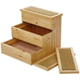 thumbnail image 3 of Escaleras para perros TRIXIE de madera con 3 peldaños, alfombra antideslizante y espacio de almacenamiento, 3 of 7