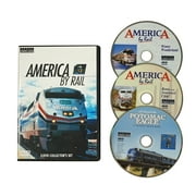 America by Rail 3 DVD Set ~ Potomac Eagle, Route of the Southwest Chief, Winter Wonderland Railroad Train Amtrak