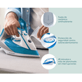 thumbnail image 2 of Brügmann Plancha de Vapor, Suela de Cerámica, Función Antigoteo, Sistema de Vapor que Desinfecta todo Tipo de Telas Brügmann Brügmann Plancha de Vapor, 2 of 8