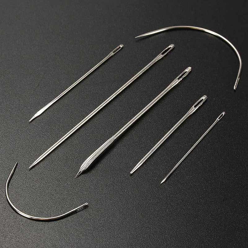 Sewing Needles Hand Crafting Curved Craft Needles Dresses Carpet Leather Blanket 