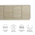 thumbnail image 2 of Render Sideboard Cabinet TV Stand in Travertine, 2 of 10