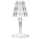 thumbnail image 1 of Lámpara de cabecera, lámpara de cristal Lámpara de mesa de cristal de luz fuerte Lámpara de mesa LED Características mejoradas, 1 of 9