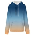 thumbnail image 3 of GigrtiJin Hoodies for Women Gradient Print Plus Size Casual Sweatshirt Drawstring Hooded Pullover Top with Pocket, 3 of 4