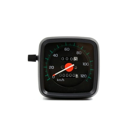 0-120km/h Square Shape Daul Odometer Speedometer Gauge for GS ...