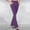 Purple, variant on Hrsba Woman Plus Size Casual Pants, Yoga Pants Women Athletic Pants for Women Stretch Pants for Women Solid Color Sports Casual Elastic Waist Front Button Side Pockets Tight Yoga Long Pants