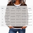 thumbnail image 2 of cocolona Womens Sweatshirts no Hood Crew Neck Patchwork Casual Long Sleeve Button Trendy Pullover Sweatshirts, 2 of 6