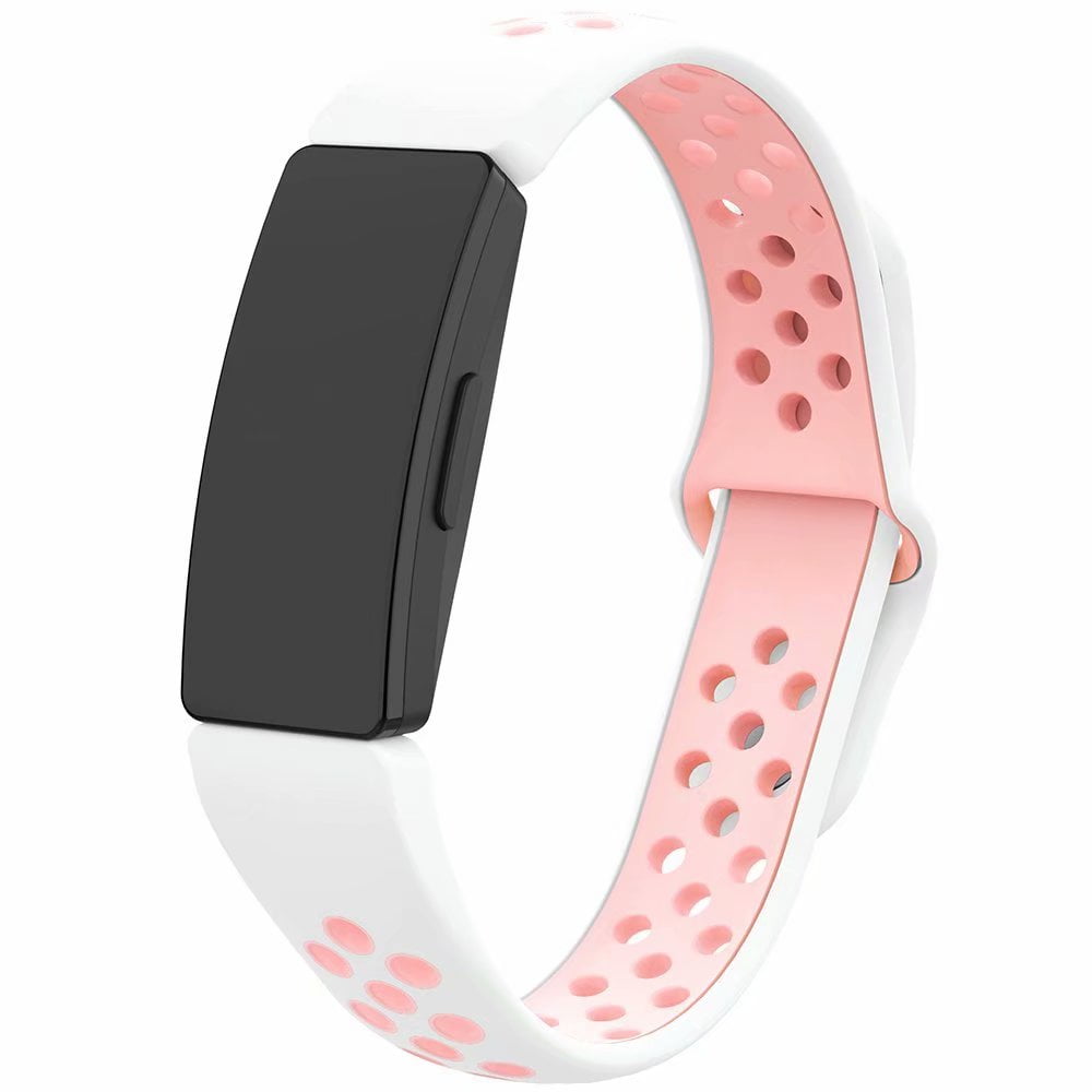 Genuine Fitbit Inspire & HR Accessory Band Bracelet Deco Print Pink Large for sale online 