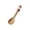 A, variant on Christmas Theme Ceramic Spoon with Santa Claus Handle Decorative Holiday Tableware for Desserts Soups and Beverages
