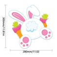 thumbnail image 3 of Fwttom Easter Yard Plug Outdoor Fence Decorative Ground Plug Peeping Rabbits, 3 of 5