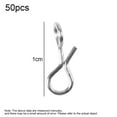 thumbnail image 2 of DEBGFS Fly Fishing Snaps Stainless Steel Quick Change  Fast Easy Fly Hook Snap  Combo Hook Snaps,lcode, 2 of 6