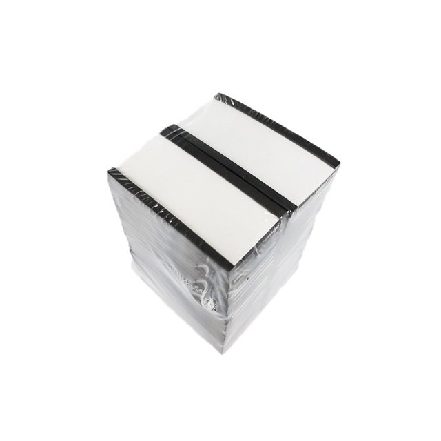 Seitruly Estante conveniente con cartón blanco reutilizable autoadhesivo ligero 76x25mm 30 piezas/juego cartulina 50x25mm 50 piezas/juego