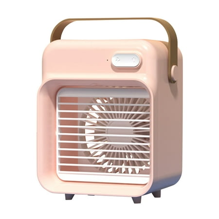 

Njspdjh Air Cooler For Room Portable Air Conditioner 2400mAh Rechargeable Personal Air Cooler With 3 Speeds Quiet Mini Air Conditioner Fan Desk Fan For Home Bedroom Travel And Office