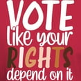 thumbnail image 3 of CafePress - VOTE Like Your Rights Depend On It T Shirt - Men's Classic Graphic Cotton T-Shirt, 3 of 4