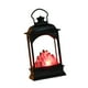 thumbnail image 2 of Lámpara de chimenea con forma de farol, decoración navideña, lámpara de fuego para mesa de festival, porche Negro, 2 of 8