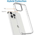 thumbnail image 2 of JETech Case Compatible with iPhone 13 Pro Max 6.7-Inch, Shockproof Phone Bumper Cover, Anti-Scratch Clear Back (HD Clear), 2 of 6