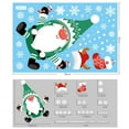thumbnail image 2 of karymi Santa Claus Rudolph Sticker Christmas Shopping Mall Glass Window Decoration Up to 60% off, 2 of 2