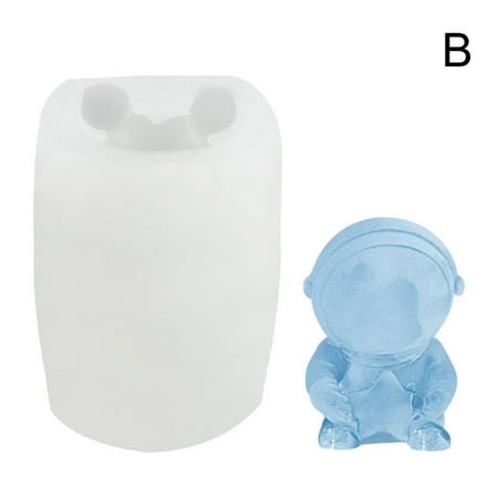 

Astronaut Cake Ornaments Molds Astronaut Ice Cube Mold Clay Soap Silicone Mold for Cake Cupcakes Sugar Chocolate Jelly Decorations Baking Tools S5P1