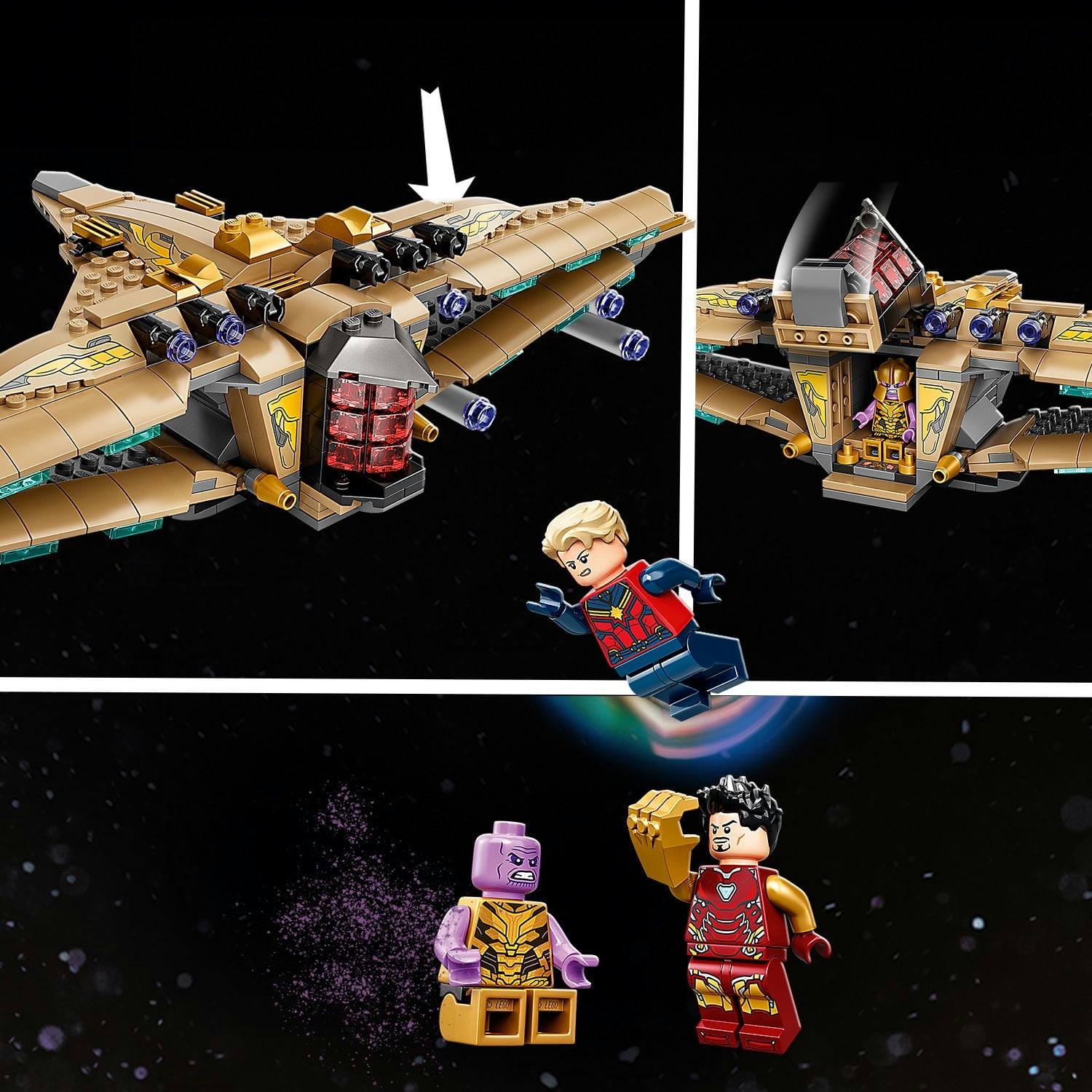 LEGO Marvel Avengers: Sanctuary II: Endgame Battle 76237 Thanos